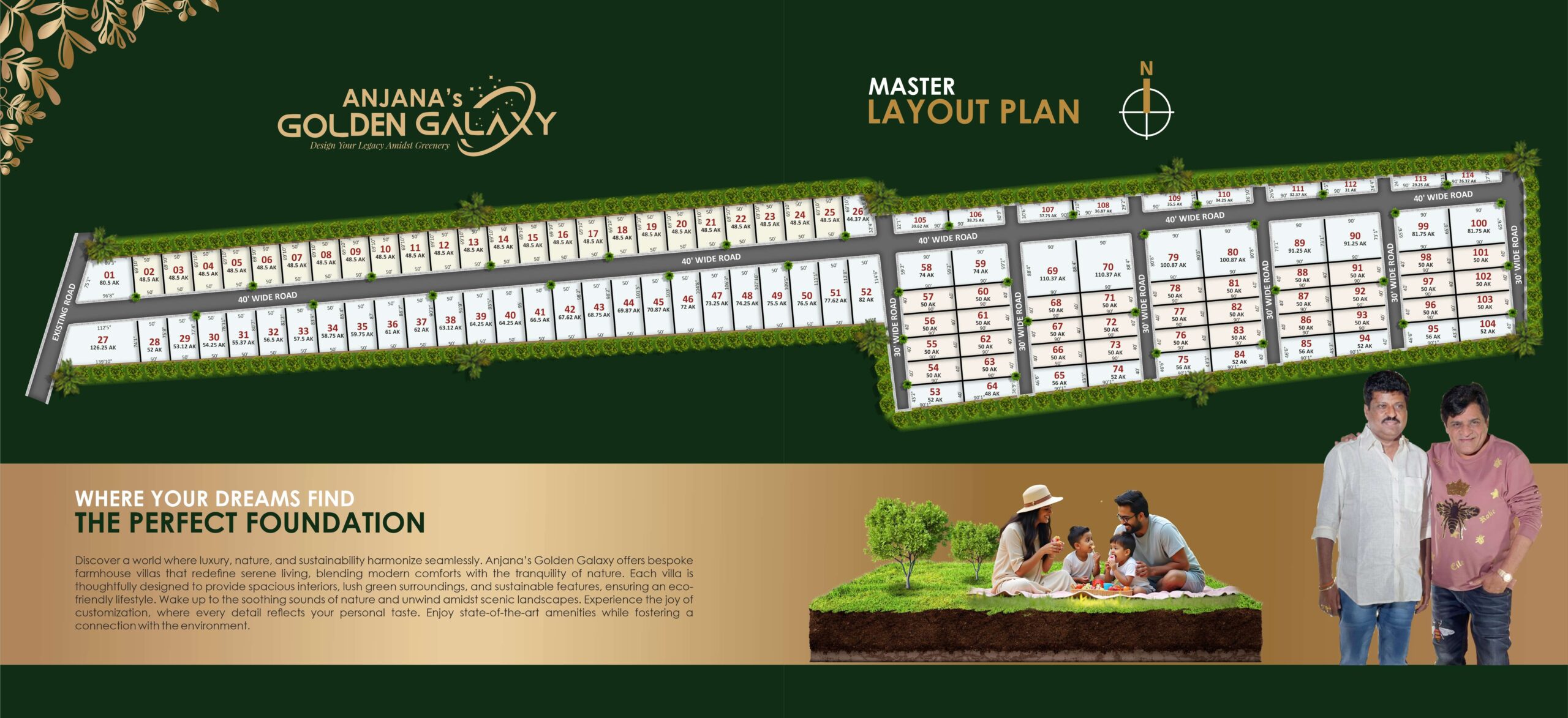 Anjana Infra Projects, offering HMDA-approved open plots, premium plots, and villa plots in a prime location near Maheshwaram. Invest in future-ready residential plots with top-notch infrastructure, excellent connectivity, and high growth potential. Secure your dream property today with Anjana Infra Developers premium plots!
